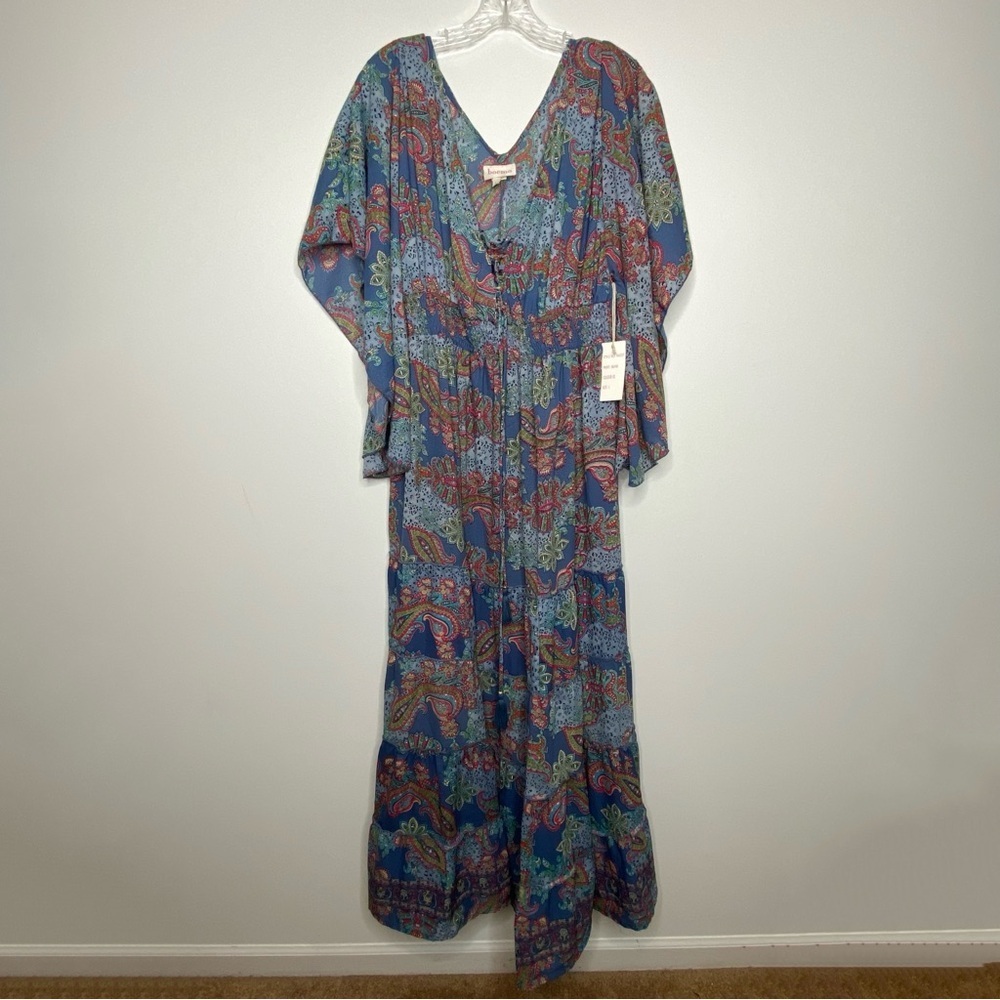 Anthropologie Boemo Bohemian Flowy Maxi Dress